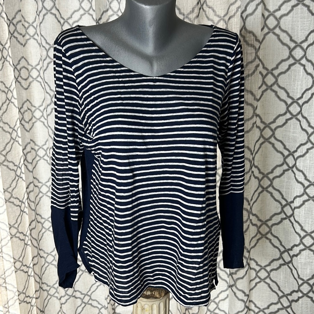 NYDJ linen vneck sweater